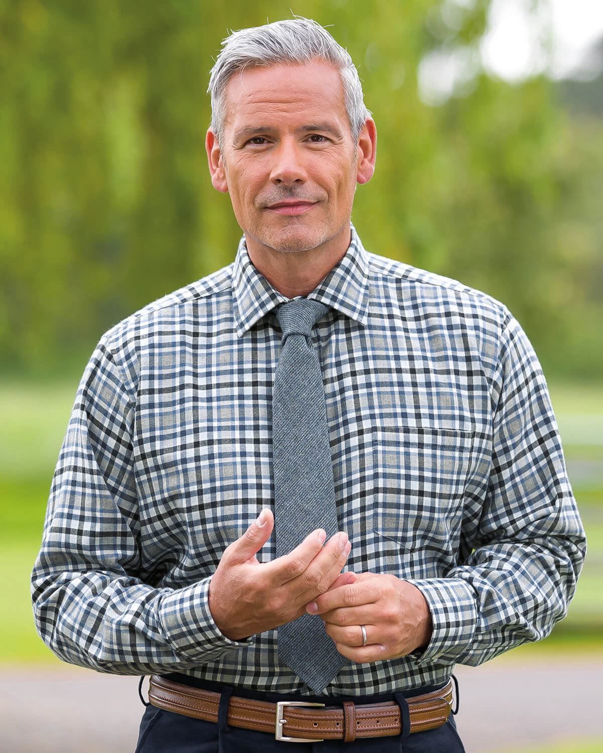 Mens Perth Tattersall Checked Shirts, Mens Cotton & Wool Shirts